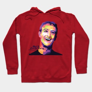 Marck zuckerberg pop art Hoodie